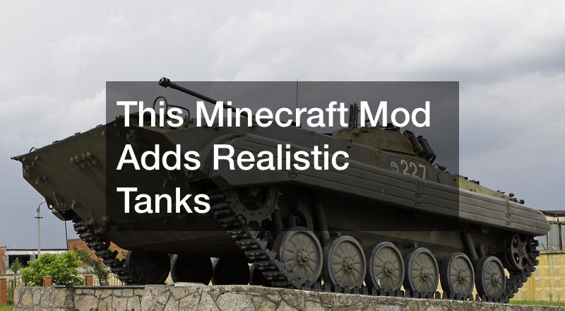 This Minecraft Mod Adds Realistic Tanks